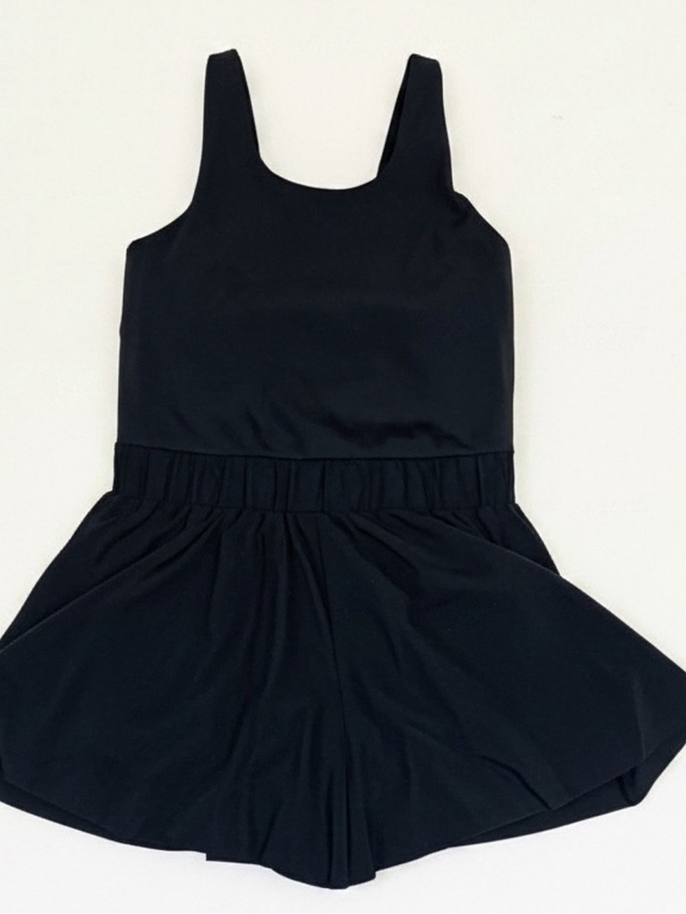 DSG Black Girls Romper with Tank-Style Top
